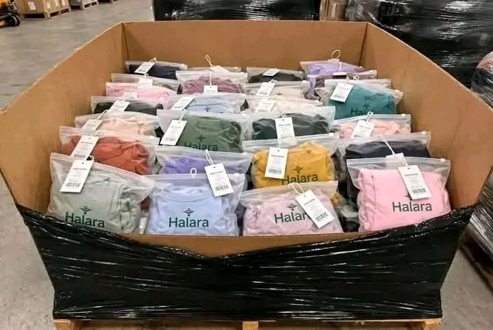 Wholesale Halara clothing pallet with 350 pieces